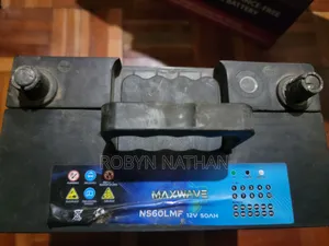 Maxwave 12V 50Ah Maintenance-Free Car Battery (NS60LMF) – Used 2 Weeks