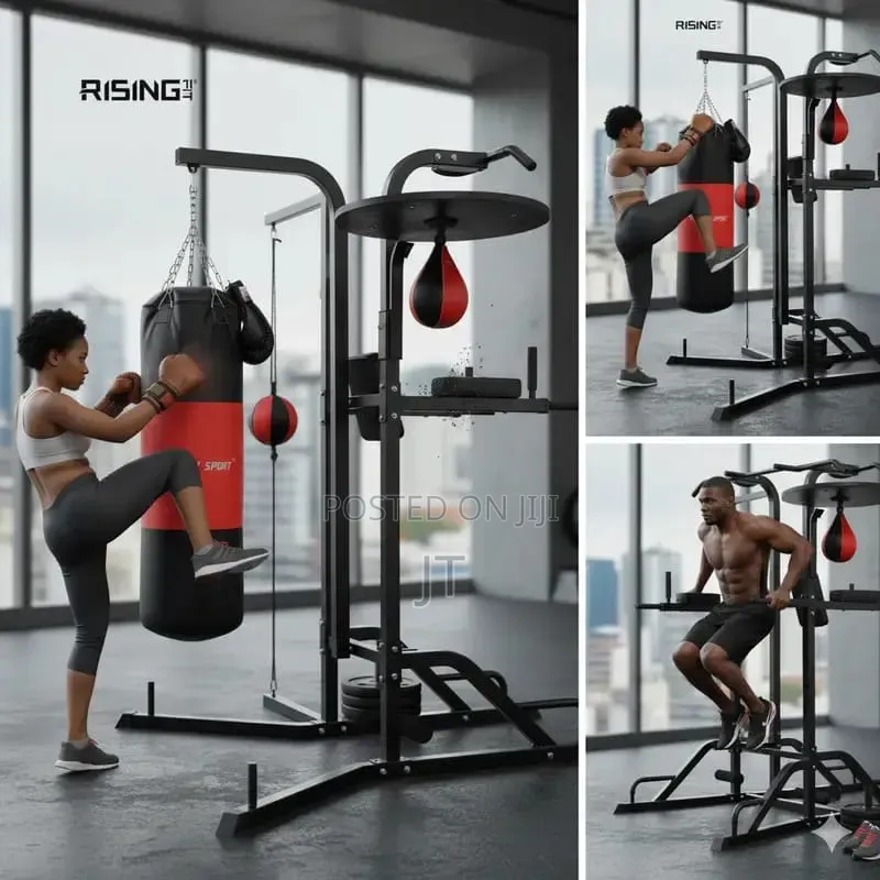 Boxing Station With Punching Bag, Reflexball, Speedball