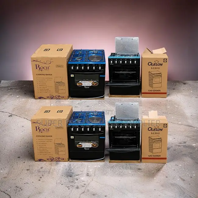 Grilling Ready 4 Gas 3 Gas Burners +1 Electric Free Standing Cooker