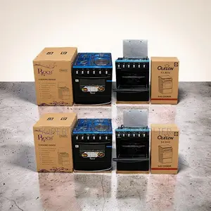 Baking Ready 4 Gas 3 Gas Burners +1 Electric Free Standing Cooker