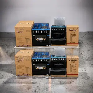 Roasting Ready 4 Gas 3 Gas Burners +1 Electric Free Standing Cooker