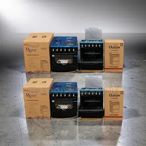 Oven Ready 4 Gas 3 Gas Burners +1 Electric Free Standing Cooker