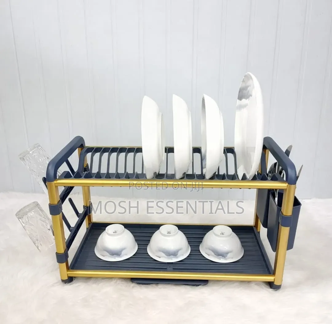 2 Tier Aluminium Dish Rack