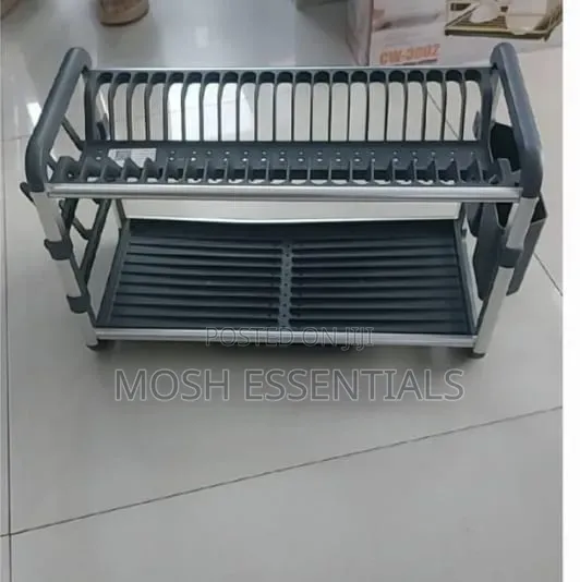 2 Tier Aluminium Dish Rack