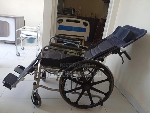 Reclining Wheelchair With Commode - thumbnail 3