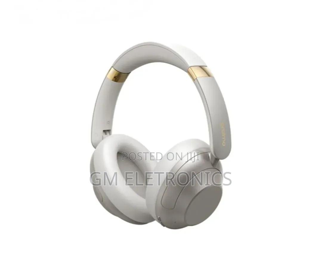 Oraimo 82hrs Playtime Hybrid Noise Cancellation Headphone- Gold.