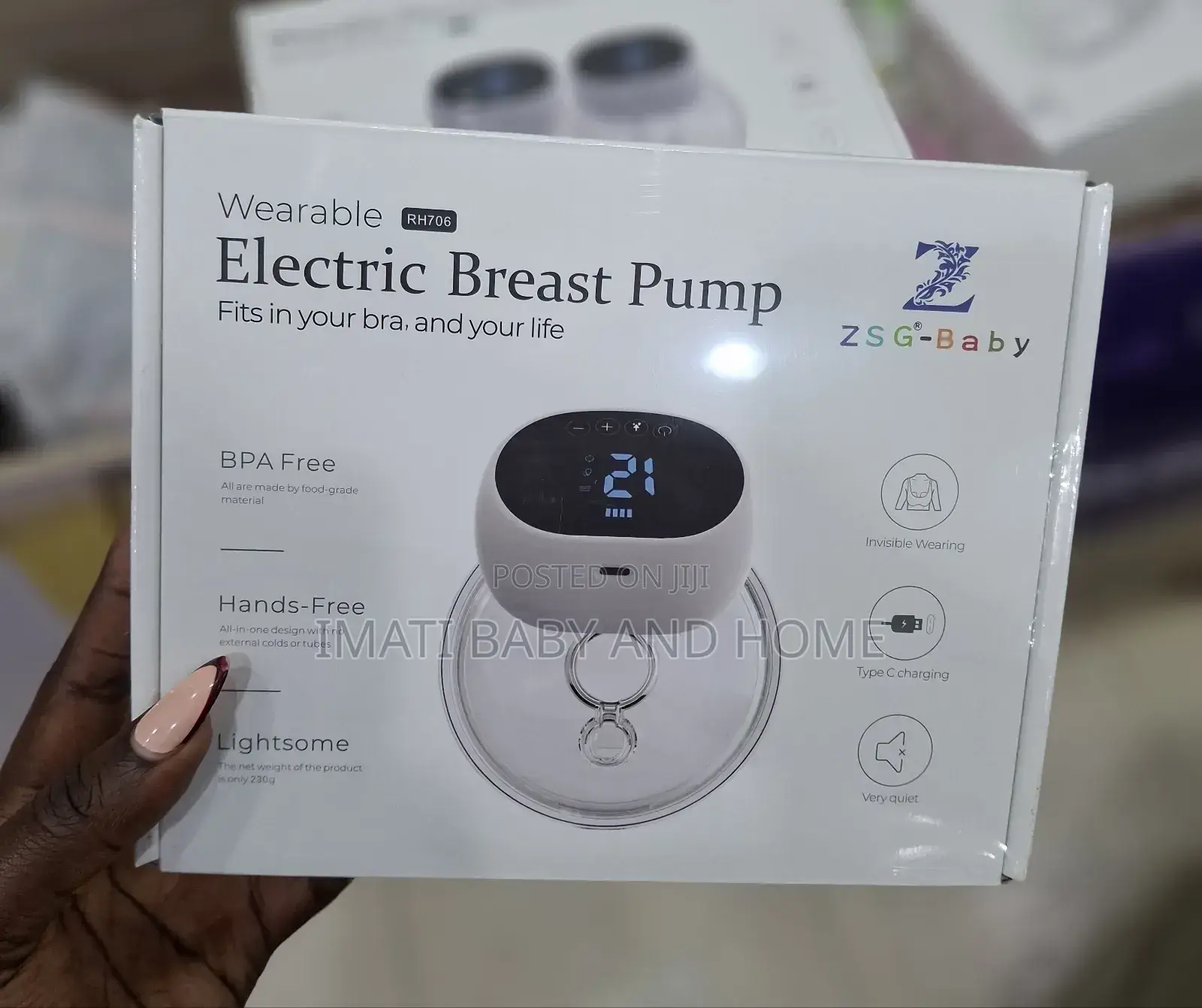 Wearable Electric Single Breast Pump