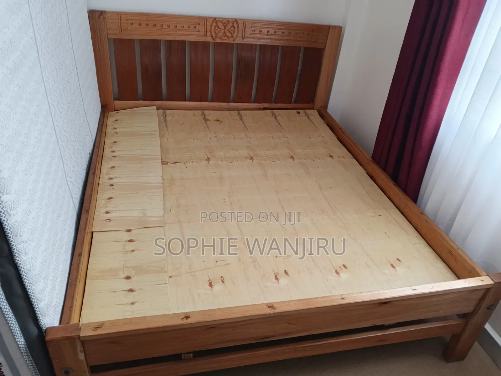 5*6 Wooden Bed
