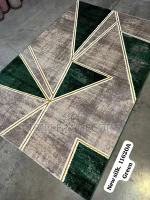 New Stylish Living Home Quality Modern Silk Carpet 5 by 8