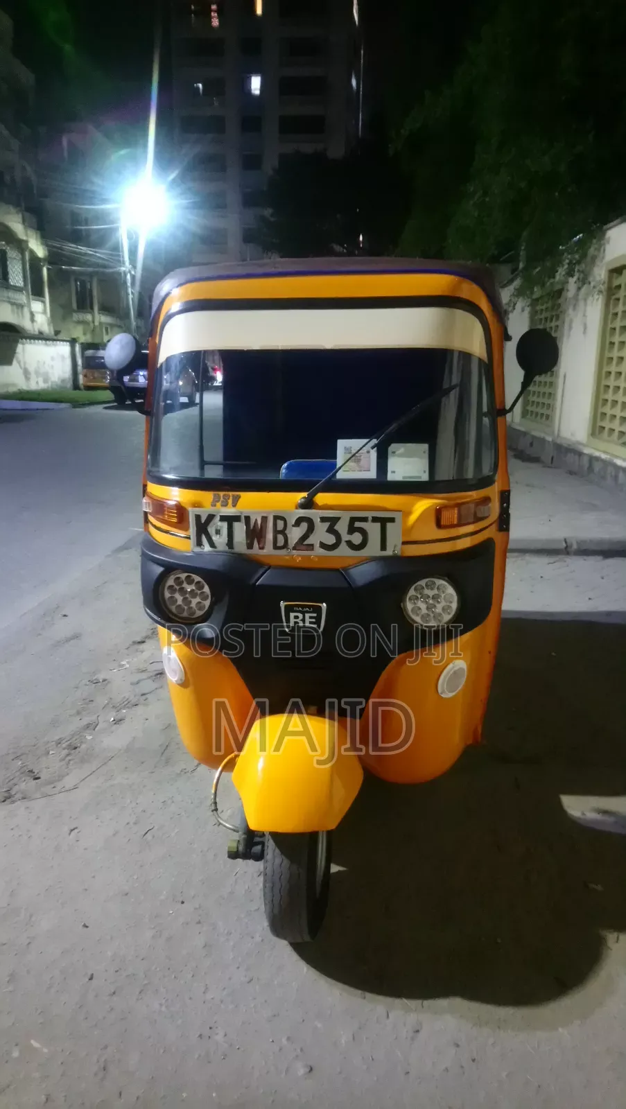 Bajaj RE 2018 Yellow