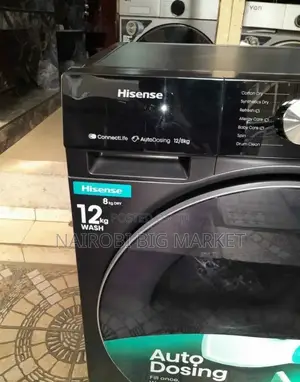 Fully Automatic Hisense 12/8 Wash and Dry Washing Machine
