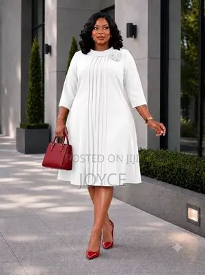 A-Line Dress With Knee Length