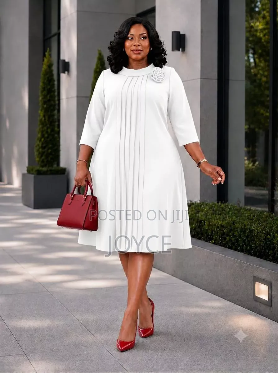 A-Line Dress With Knee Length