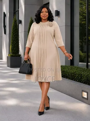 A-Line Dress With Knee Length