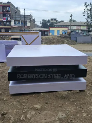 White and Black Coffee Table