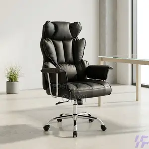 Office Chair; Orthopedic Leather Office Seat