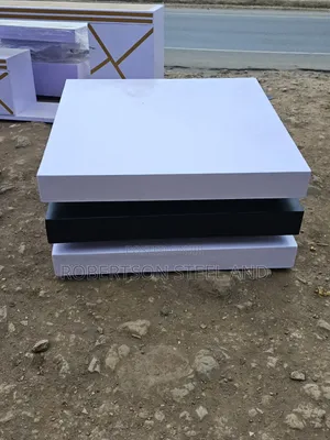 White and Black Coffee Table