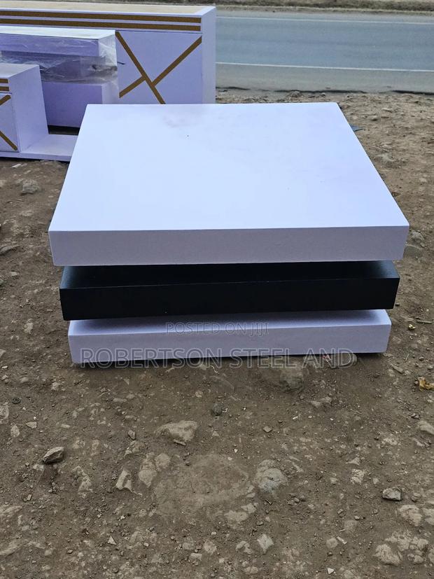 White and Black Coffee Table - thumbnail 3