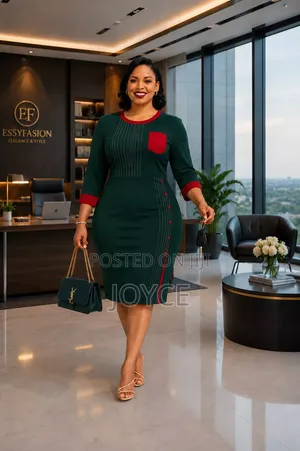 Round Neck Straight Dress