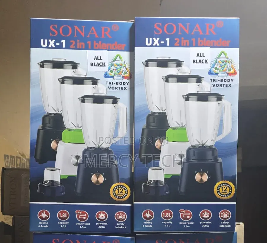 Sonar 2-in-1 Blender (UX-1) (6-Piece Set)