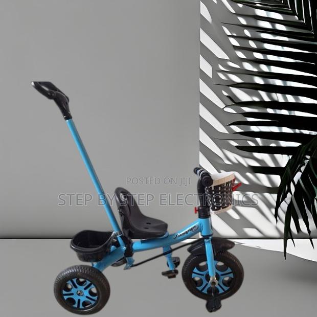 Basket Fun Safe Kids Bike Bicycle Tricycle With Push Handle