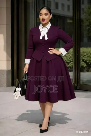 Two Piece Set Skater Dress +Coat