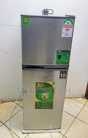 Syinix 137L Double Door Refrigerator