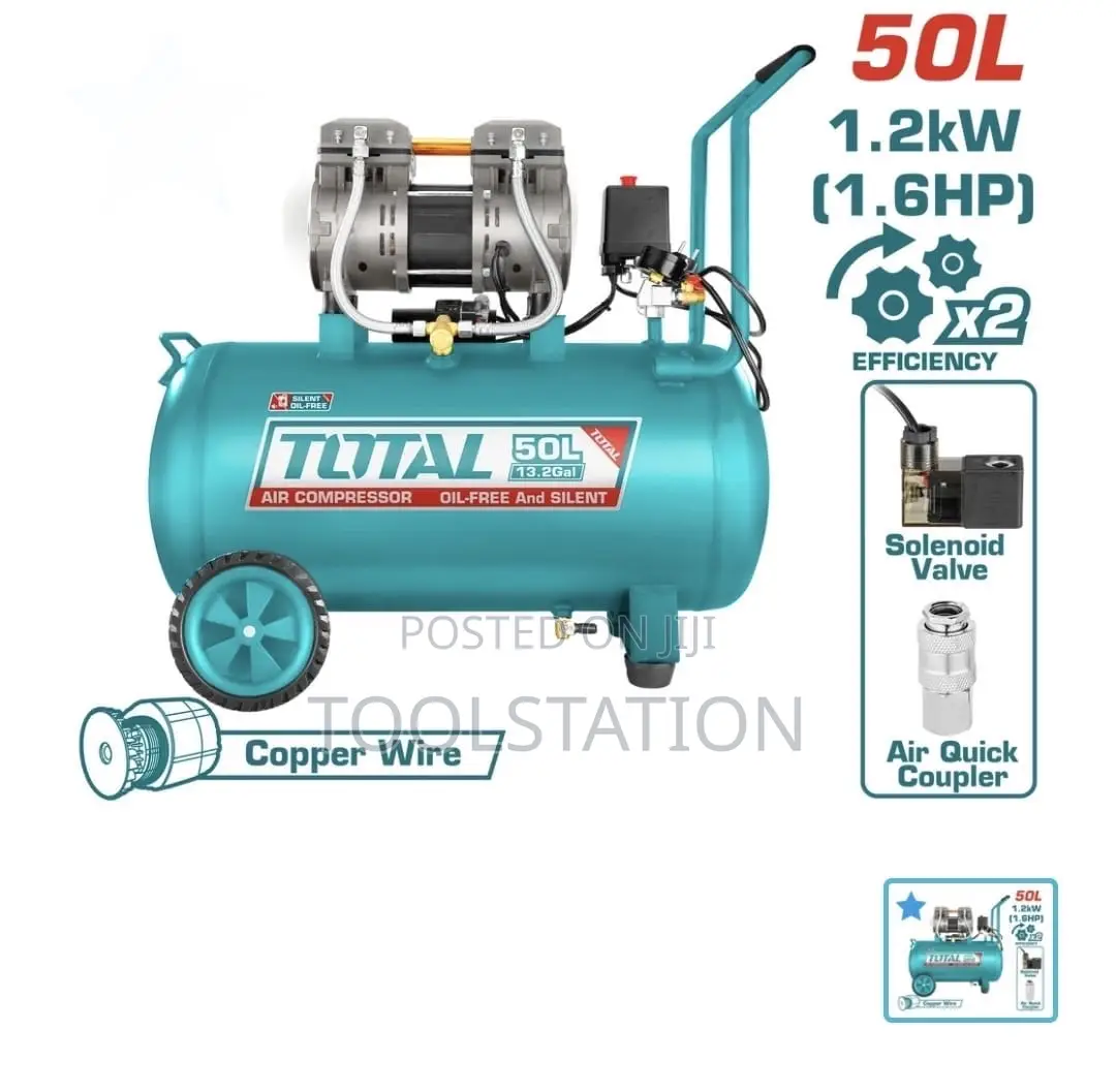 Air Compressor 1100W(1.5HP) Tank:24LOil Free TCS System
