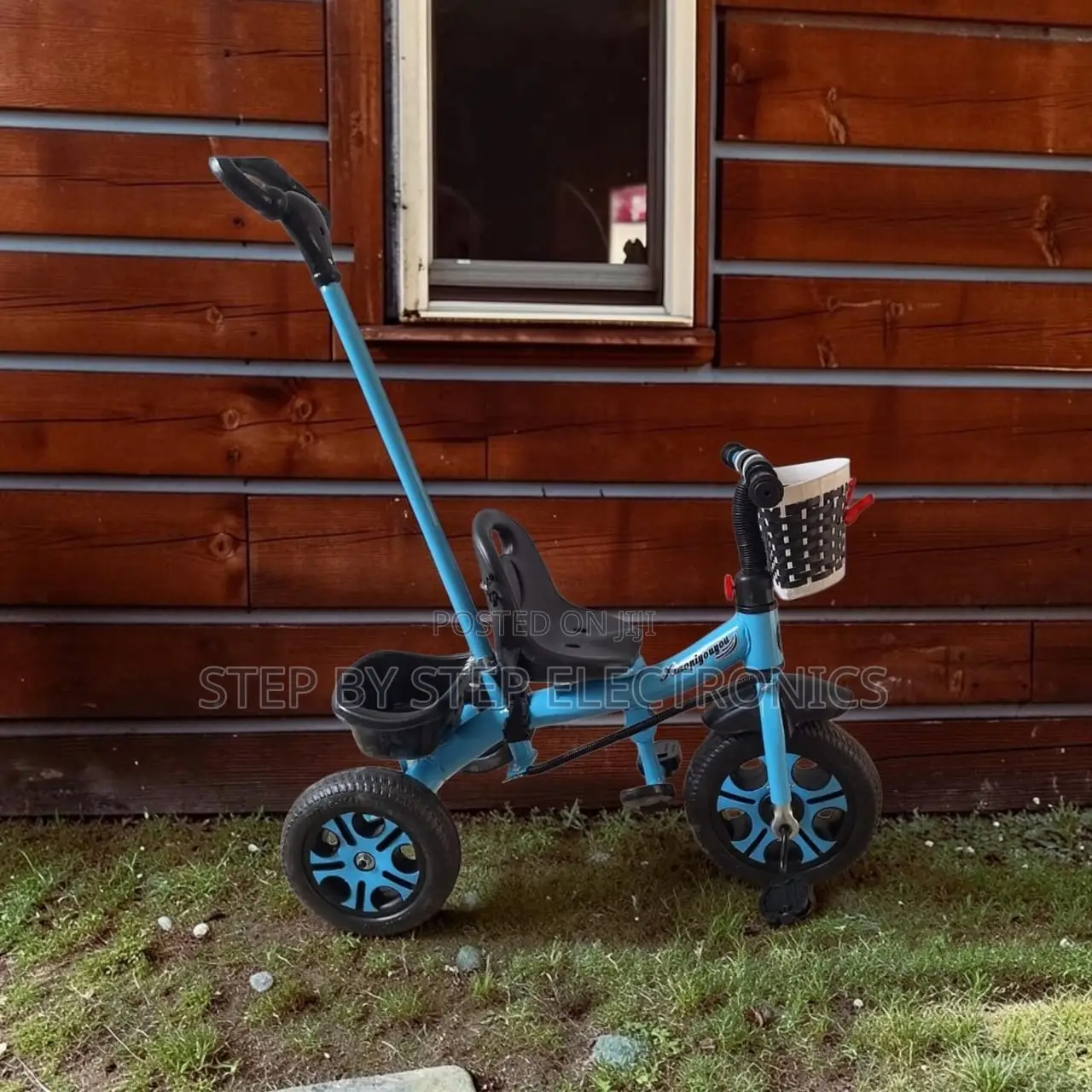 Growth-Friendly Kids Bike Bicycle Tricycle With Push Handle