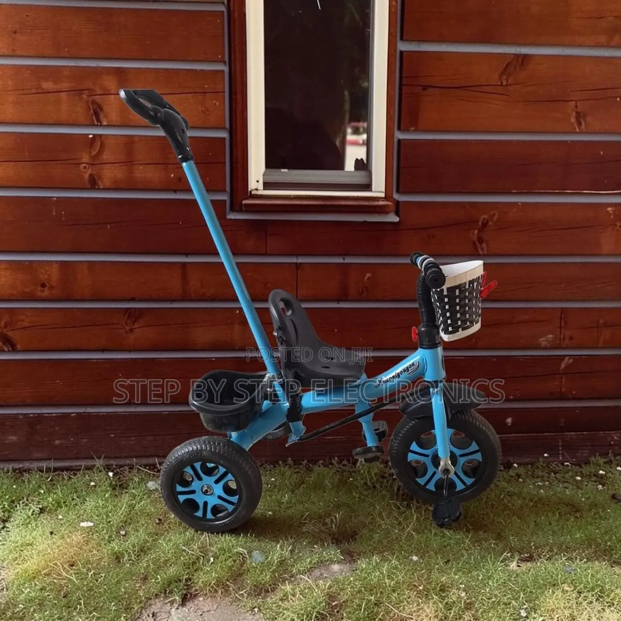 Joyful Kids Bike Bicycle Tricycle With Push Handle