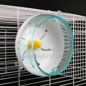 Hamster Running Jogging Wheel Indoor Sport Plastic Pet Exercise Toy