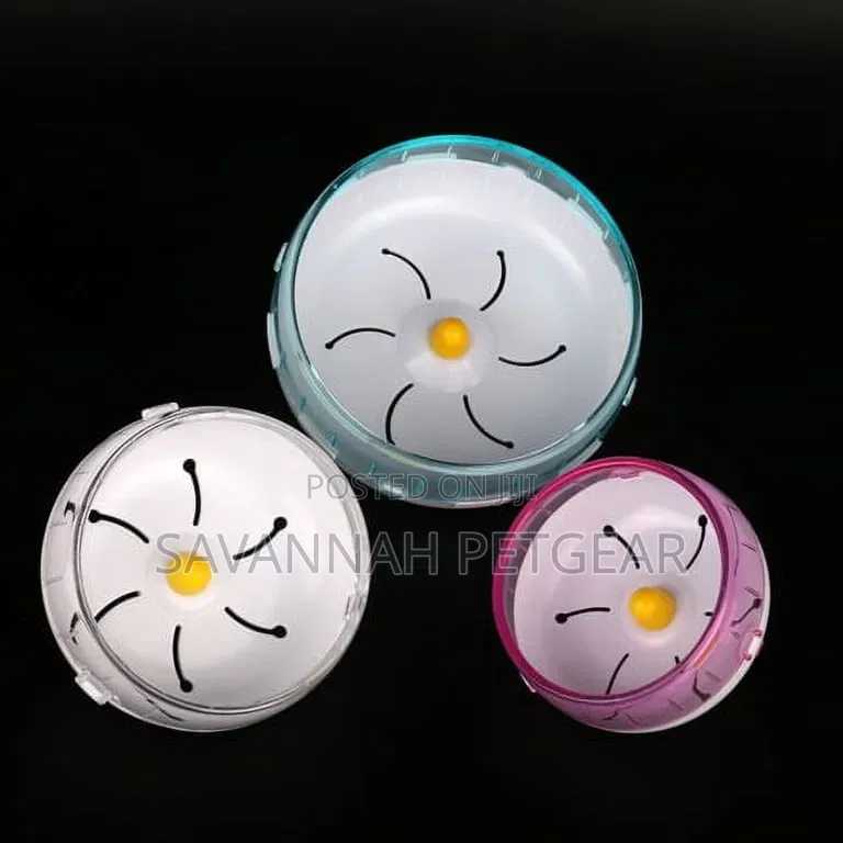 Hamster Running Jogging Wheel Indoor Sport Plastic Pet Exercise Toy