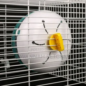 Hamster Running Jogging Wheel Indoor Sport Plastic Pet Exercise Toy