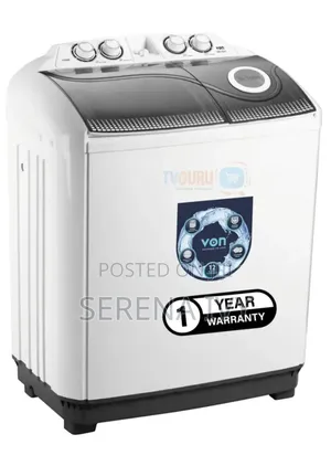 Von 11kgs Twin Tub Washing Machine -White