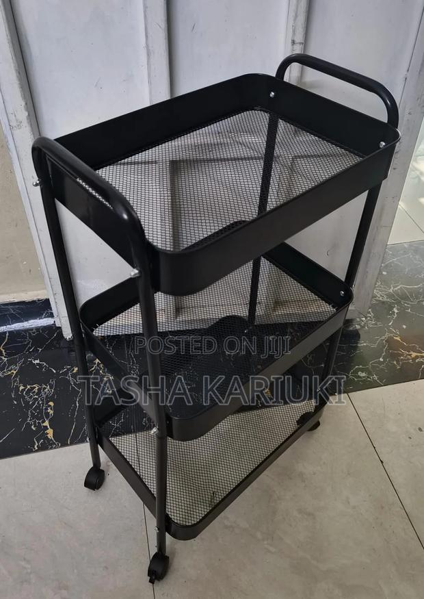 Kitchen Trolley 3 Layer With Wheels