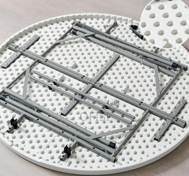 Foldable Table; 1.5M Round Plastic Outdoor Table - thumbnail 12