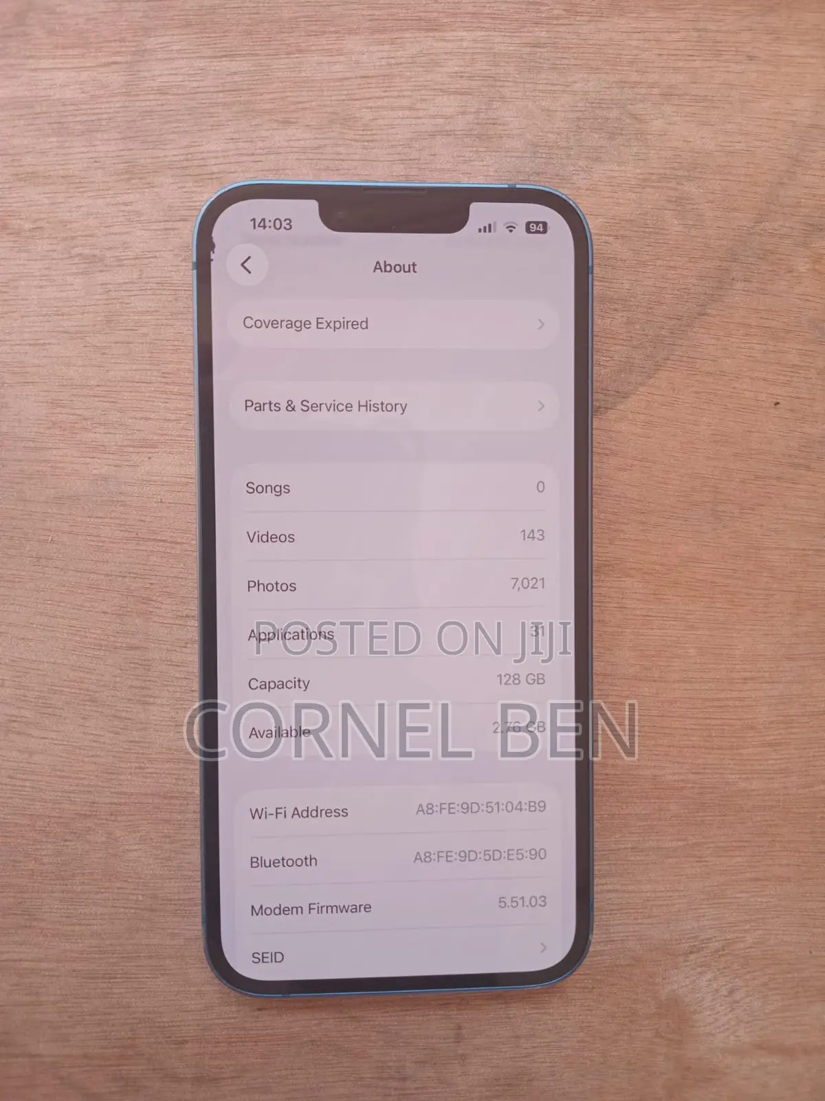 Apple iPhone 13 128 GB Blue