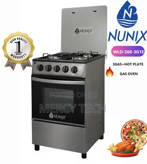 Nunix 60x65 (3+1) Freestanding Cooker