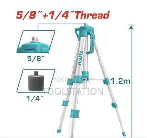 Tripod for Laser Levels 5/8" 1/4" Thread 1.2m Aluminum Tllt01152