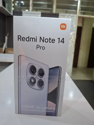 New Xiaomi Redmi Note 14 Pro 256 GB Black