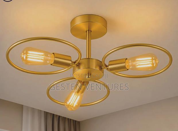 Elegant Ceiling Fitting Light Fixture 3- Wheel Light J9t