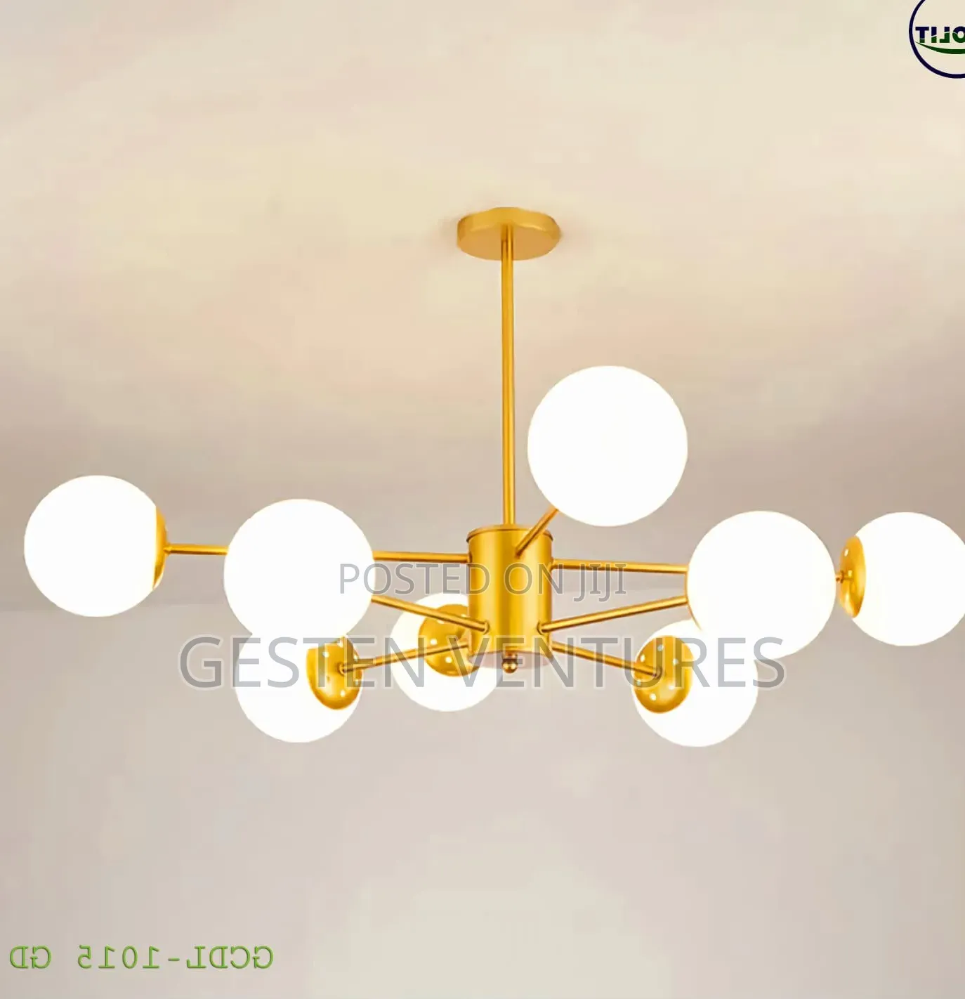 Nordic Style Chandelier Light Sputnik Design