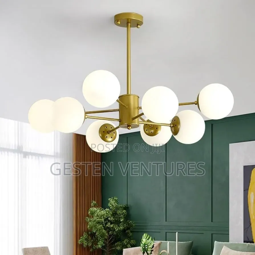 Vintage Nordic Sputnik Design Chandelier Pendant Light H5f