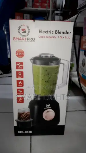 SmartPro 2-in-1 Electric Blender Grinder 1.5L