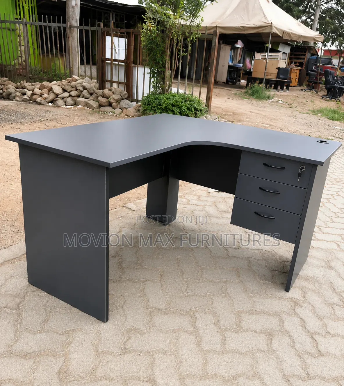 Urban Grey Desk Lshape Office Desk