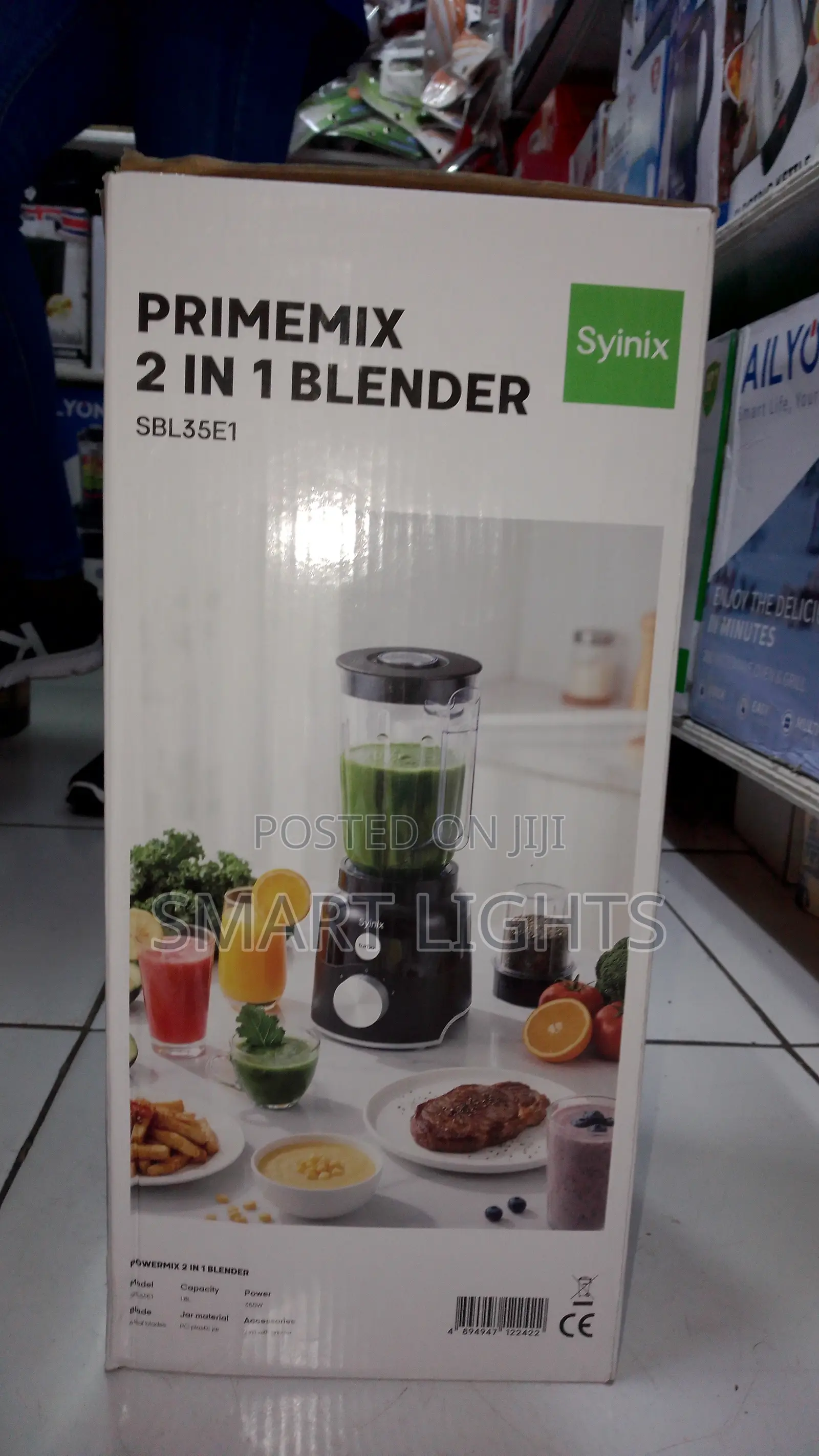 Syinix Primemix 2-in-1 Blender