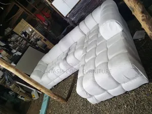 White 5-Seater Bubble Sofa