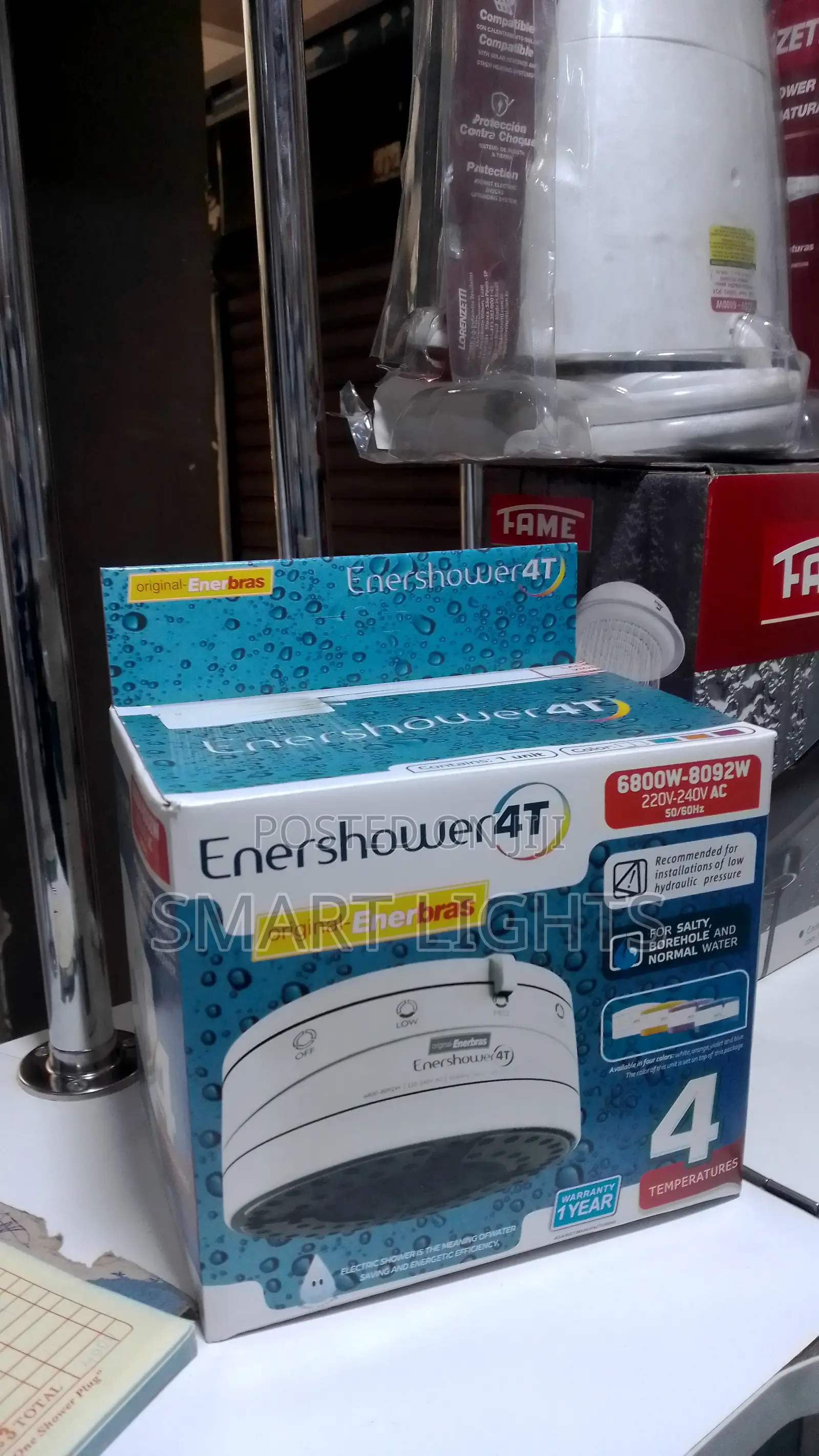 Enerbras Enershower 4T Instant Electric Shower Head