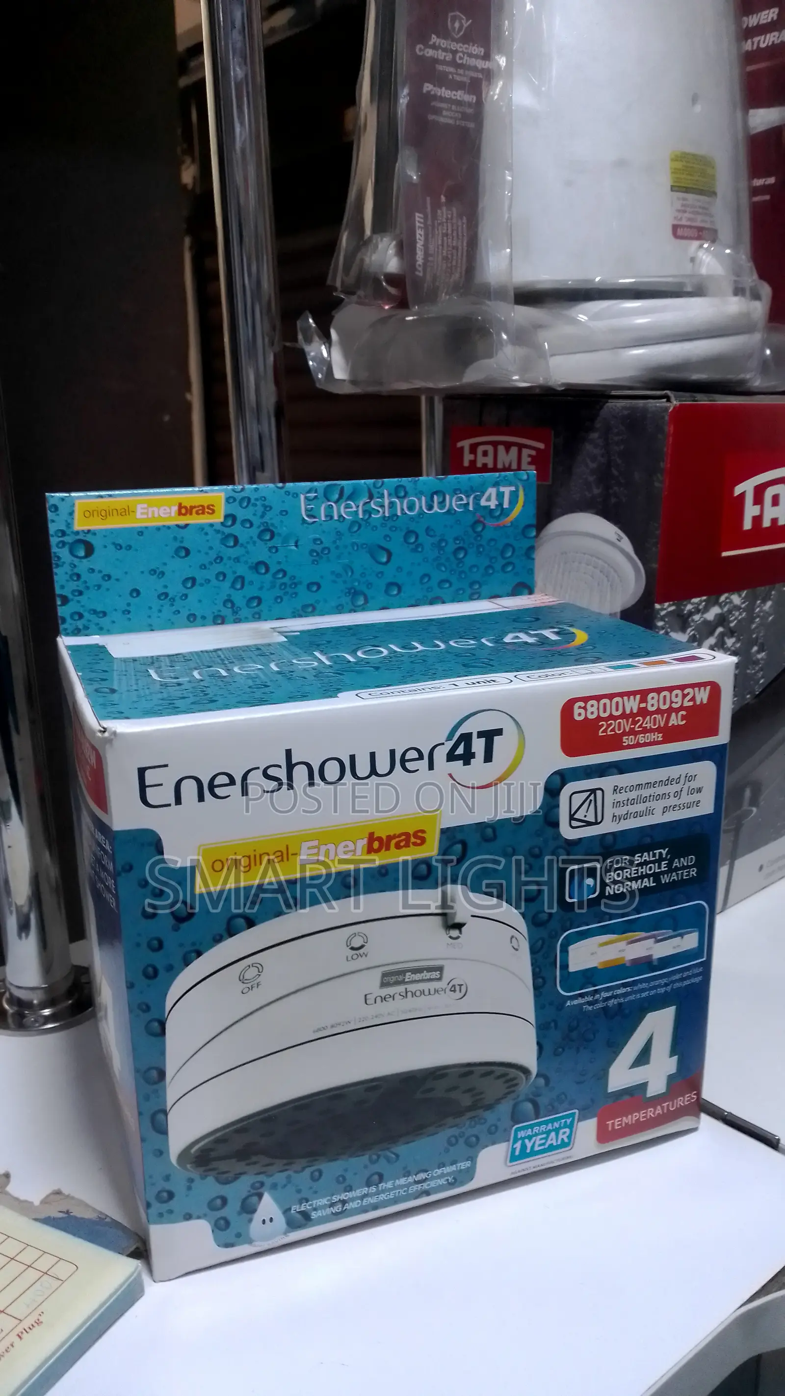Enerbras Enershower 4T Instant Electric Shower Head