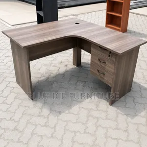 Modern Corner Workstation.With Secure Drawer Desk-L-Shape
